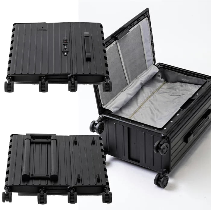 &.FLAT | アンドフラット 折り畳みキャリーケース マットカラー 35L