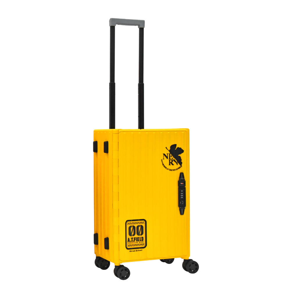 &.FLAT | アンドフラット 折り畳みキャリーケース エヴァンゲリオンコラボ 36L イエロー 零号機