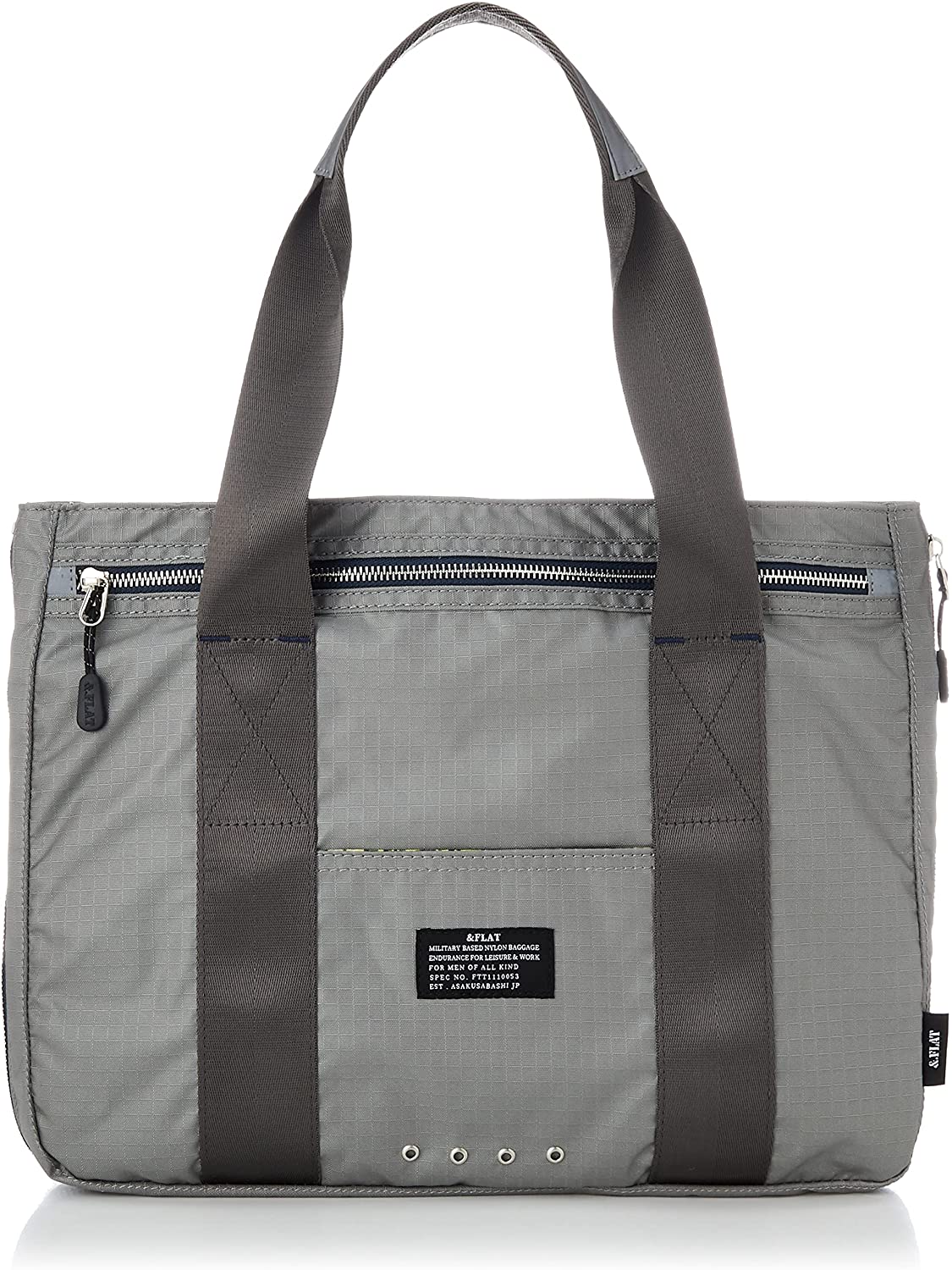 &.FLAT | アンドフラット TROOPER トートバッグ L BAG グレー