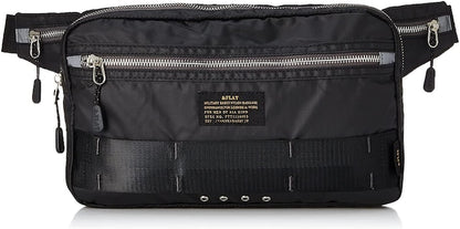 &.FLAT | アンドフラット TROOPER ウエストバッグ BAG ブラック