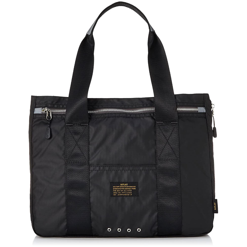 &.FLAT | アンドフラット TROOPER トートバッグ L BAG ブラック
