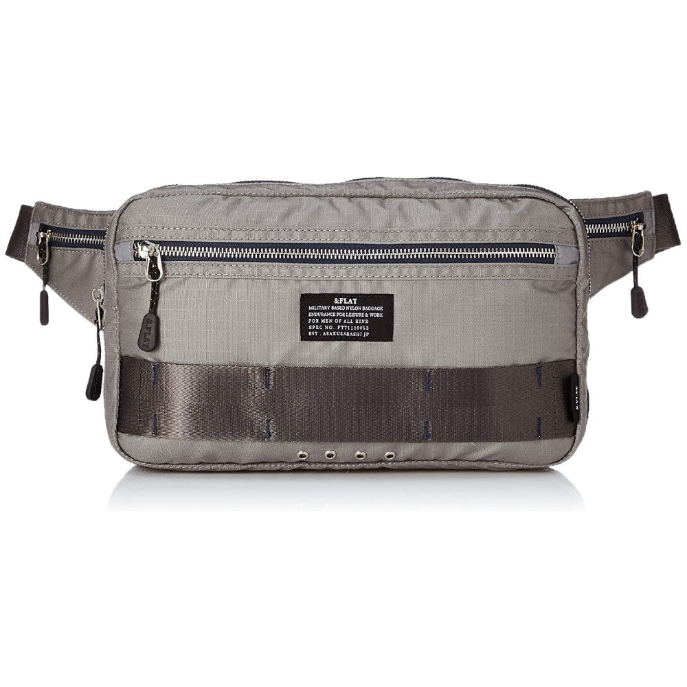 &.FLAT | アンドフラット TROOPER ウエストバッグ BAG グレー